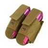 MOLLE Tactical Double 40mm Grenade Pouch Holster - Coyote view 1