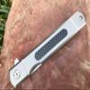 Solid Titanium Handle EDC Pocket Folding Knife! D2 Steel Blade! Includes Sheath! (Tatsu Standard) view 4