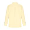 Long Sleeve Button Up Shirts for Women Casual V Neck Collared Cotton Linen Tops Solid Rolled Up Sleeve Loose Blouses Beige view 3