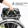 FUUBAMB00 High Capacity Bike Bag MTB Bicycle Rear Rack Pannier Bag Waterproof Cycling Rear Seat Bag Shoulder Bag Riding Equipment Bag,Yellow,32 * 24 * 45cm view 2