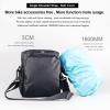 FUUBAMB00 Bike Handlebar Bag Waterproof MTB Rainproof Bike Front Frame Tube Folding Bag Cycling Accessories with Headphone Jack,Black,21 * 16 * 11cm view 4