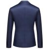 Maiyifu-GJ Men's One Button Lightweight Blazer Casual Slim Fit Business Daily Jacket Classic Solid Skinny Party Sports Coat (Dark Blue,XX-Large) view 2