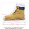 DJZSSXLW Rain Boot Waterproof Shoes Cover Women Kids Reusable Rubber Sole Overshoes Galoshes 1 Pair (Transparent,M) view 3