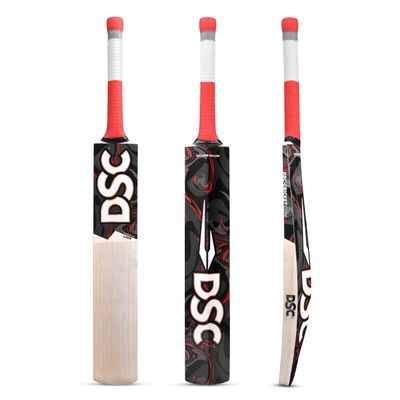 DSC Lava Cricket Bat for Mens and Boys (Beige, Size -Mens) | Material: Kashmir Willow | Lightweight | Free Cover | Ready to Play | for Intermediate Player | Ideal for Leather Ball