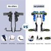 PinbWD Tree Climbing Spikes Set, Adjustable Tree Climbing Spike 2 Gears and Non-Slip Pedal, Tree Climbing Spikes Tool for Climbing Trees, Picking Fruit, Outdoor view 2