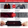 MEETYOO Women's Thermal Sets Winter Long Johns Warm Base Layer Top Bottom Cold Weather Skiing Underwear, Red, Medium view 3