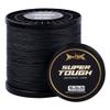 HERCULES Super Tough Braided Fishing Line 12 pounds Test Black 12LB (500 Yards) - 4 Strands view 1