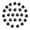 EUPHENG Fly Tying Beads 25 PC Tungsten Fly Tying Beads Head for Nymph Fishing Materials 12 Colors / 5 Sizes view 1