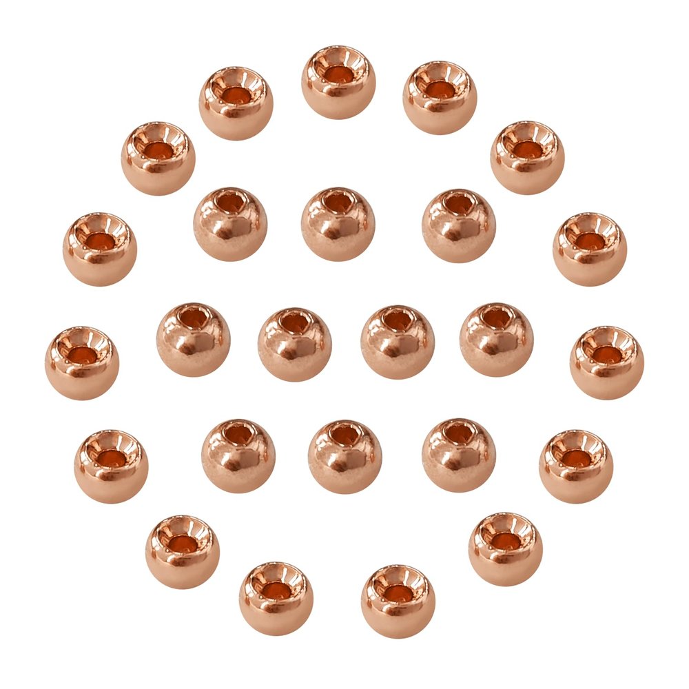 EUPHENG Fly Tying Beads 25 PC Tungsten Fly Tying Beads Head for Nymph Fishing Materials 12 Colors / 5 Sizes