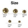 EUPHENG Fly Tying Beads 25 PC Tungsten Fly Tying Beads Head for Nymph Fishing Materials 12 Colors / 5 Sizes view 3
