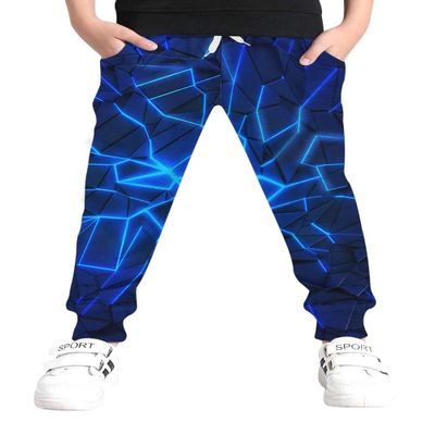 Pants for Boys Size 6 Spring Casual Loose Active Wear Sweatpants with Pocket Fire 7 Years Old Kids Blue Joggers Students Ball Game Running Jogging Clothes