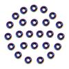 EUPHENG Fly Tying Beads 25 PC Tungsten Fly Tying Beads Head for Nymph Fishing Materials 12 Colors / 5 Sizes view 1