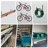 UNITEDPOWER Kayak Storage Racks, Garage Hangers, Wall Hooks for Canoe, Ladder, Bicycle, Folding Chairs, Surfboard, Snowboard, Hose and Tools, Indoor, Outdoor 4-Pack view 3