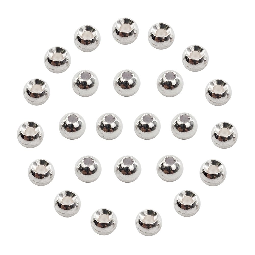 EUPHENG Fly Tying Beads 25 PC Tungsten Fly Tying Beads Head for Nymph Fishing Materials 12 Colors / 5 Sizes