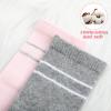 Yaomiao 6 Pairs Maternity Compression Socks 20-30 Mmhg Gray Pink Knee High Compression Socks for Pregnant Women Knitted Stockings view 4