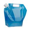 FOMIYES 3pcs Lightweight 10l Folding Water Storage Bag Camping Hiking Picnic Water Pouch Pe view 2