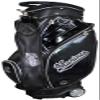LEZAX Chiba Lotte Marines LMCB-2450 9.0 Type Caster Caddy Bag, Black view 1