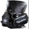 LEZAX Chiba Lotte Marines LMCB-2450 9.0 Type Caster Caddy Bag, Black view 3