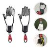BESPORTBLE Baseball Glove 2Pcs Gloves Stretcher Holder Hanger Keeper Dryer Shaper Tool Accessories Glove Support Frame Guardian Hook to Bag for Men Women Golfer Red Portable Dryer view 2