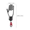 BESPORTBLE Baseball Glove 2Pcs Gloves Stretcher Holder Hanger Keeper Dryer Shaper Tool Accessories Glove Support Frame Guardian Hook to Bag for Men Women Golfer Red Portable Dryer view 3