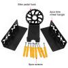 MZYRH Heavy Duty Bike Wall Mount, Stainless Steel, 1 Pack, Black view 3