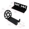 MZYRH Heavy Duty Bike Wall Mount, Stainless Steel, 1 Pack, Black view 4