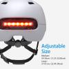 Smart4u SH50L Smart Bike Helmet with Light, Bicycle Helmet with Rear Light | Brake Warning Light, CE CPSC Certified, Lightweight, Bike Helmet for Adults Men Women, Bicycle Helmet for Urban Commuter view 2