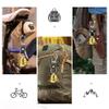 NedFoss 2Pack 2" Loud Bear Bell with Whistle Set for Hikers, 3 in 1 Hiking Gear Solid Brass Bear Bells with Silencer, Emergency Whistle and Carabiner for Survival, Hiking, Biking, Fishing, Climbing view 4