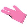 SGerste 3 Fingers Billiard Gloves Pool Cue Stick Attachment Left Right Hand Men Women (Red) view 3