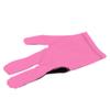 SGerste 3 Fingers Billiard Gloves Pool Cue Stick Attachment Left Right Hand Men Women (Red) view 4