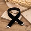 AnotherKiss Black Velvet Ribbon Choker Necklace for Women, Gothic Jewelry, Halloween Birthday Party Cosplay, Wide 3/4 inch (2cm) view 2