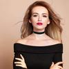 AnotherKiss Black Velvet Ribbon Choker Necklace for Women, Gothic Jewelry, Halloween Birthday Party Cosplay, Wide 3/4 inch (2cm) view 3
