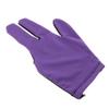 SGerste 3 Fingers Billiard Gloves Pool Cue Stick Attachment Left Right Hand Men Women (Purple) view 2