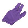 SGerste 3 Fingers Billiard Gloves Pool Cue Stick Attachment Left Right Hand Men Women (Purple) view 3