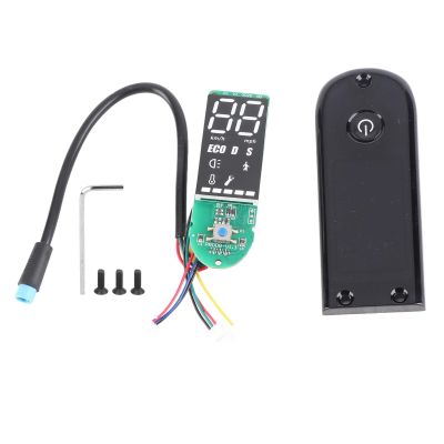 Estink Electric Scooter Dashboard, 36V Electric Scooter BT Dashboard Digital Display Dashboard with Display Panel Cover Replacement Fit for G30 Electric Scooter Controller Parts