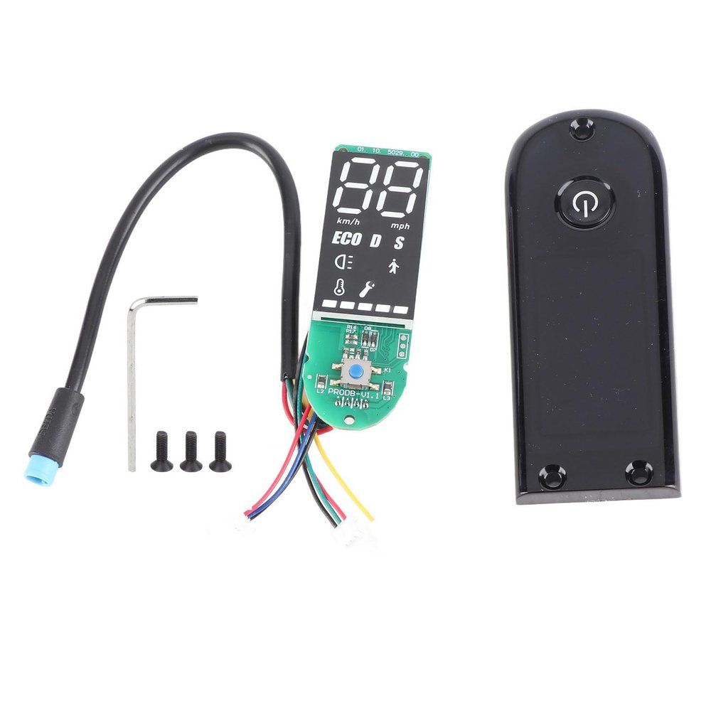Estink Electric Scooter Dashboard, 36V Electric Scooter BT Dashboard Digital Display Dashboard with Display Panel Cover Replacement Fit for G30 Electric Scooter Controller Parts