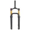 HSQMA 20 Inch Fat Bike Fork 4.0 Tires Snow Bike Air Suspension Fork 100mm Travel 1-1/8 Straight DIsc Brake Front Fork Quick Release 135mm (Color : Black Gold 20inch) view 1