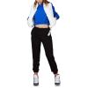 AMBAR Women's High-Rise Cotton Jogger Pants, Black,M - US view 3