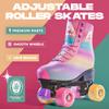 APOLLO Retro Skates - Size Adjustable Quad Skates for Girls & Women - High Heel Rollerskates - Disco Quads - Dancing Queen S / J12-2 view 2
