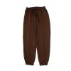 Ambar Women's High-Rise Cotton Jogger Pants, Brown,L - US view 1