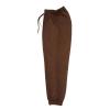 Ambar Women's High-Rise Cotton Jogger Pants, Brown,L - US view 3