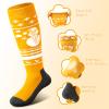 Pecube Merino Wool Kids Ski Socks 2 Pair Thermal Thick OTC Snow Socks for Boys Girls Toddler Skiing Snowboard Winter Sports view 4