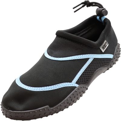 NORTY Wave Aqua Sock - Water Shoes for Kids - Swim Shoes for Kids - Beach Shoes for Kids - Water Socks - Aqua Shoes - Swimming Shoes - Black, Blue