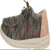 NORTY Unisex Kids Casual Boat Shoes - Slip-On Lace-Up Loafers for Boys and Girls - Lightweight Design - Multi Tweed,Size 2 view 3