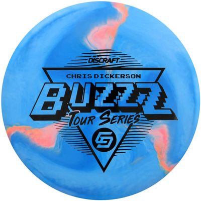 Discraft Limited Edition 2022 Tour Series Chris Dickerson Swirl ESP Buzzz Midrange Golf Disc - 177-180g - Colors Will Vary