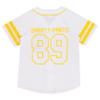 The Simpsons Ladies Baseball Jersey - Lisa, Krusty, Bart and Homer Simpson Mesh Button Down Baseball Jersey (White, Large) view 2
