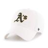 '47 Oakland Athletics White Clean Up Adjustable Hat, Adult One Size Fits All view 1