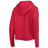47 Women's Red Tampa Bay Buccaneers Color Rise Kennedy Notch Neck Pullover Hoodie view 3