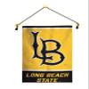 California State Long Beach Garden Flag With Banner Pole, 12.5 x 18 inch Flag with 15 inch Banner Pole and Cord, Licensed by Wincraft view 1