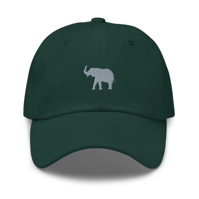 Elephant hat, Embroidered Unisex Baseball hat, Elephant hat Adult, Elephant Cap, Elephant Gifts for Elephant Lovers.